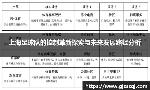 上海足球队的控制革新探索与未来发展路径分析